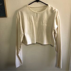 Alphalete long sleeve crop
